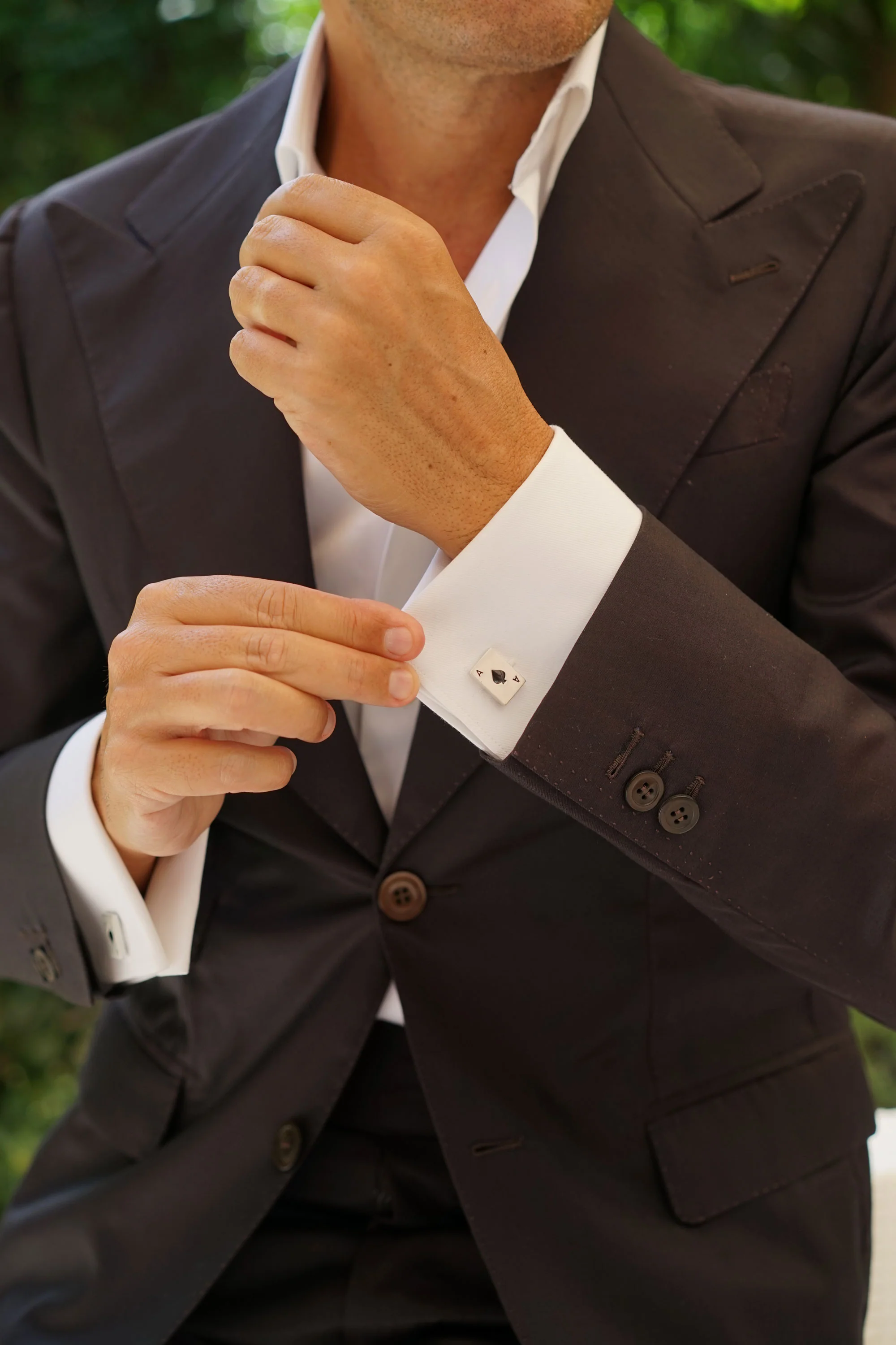 Ace of Spades Card Cufflinks - Image 4