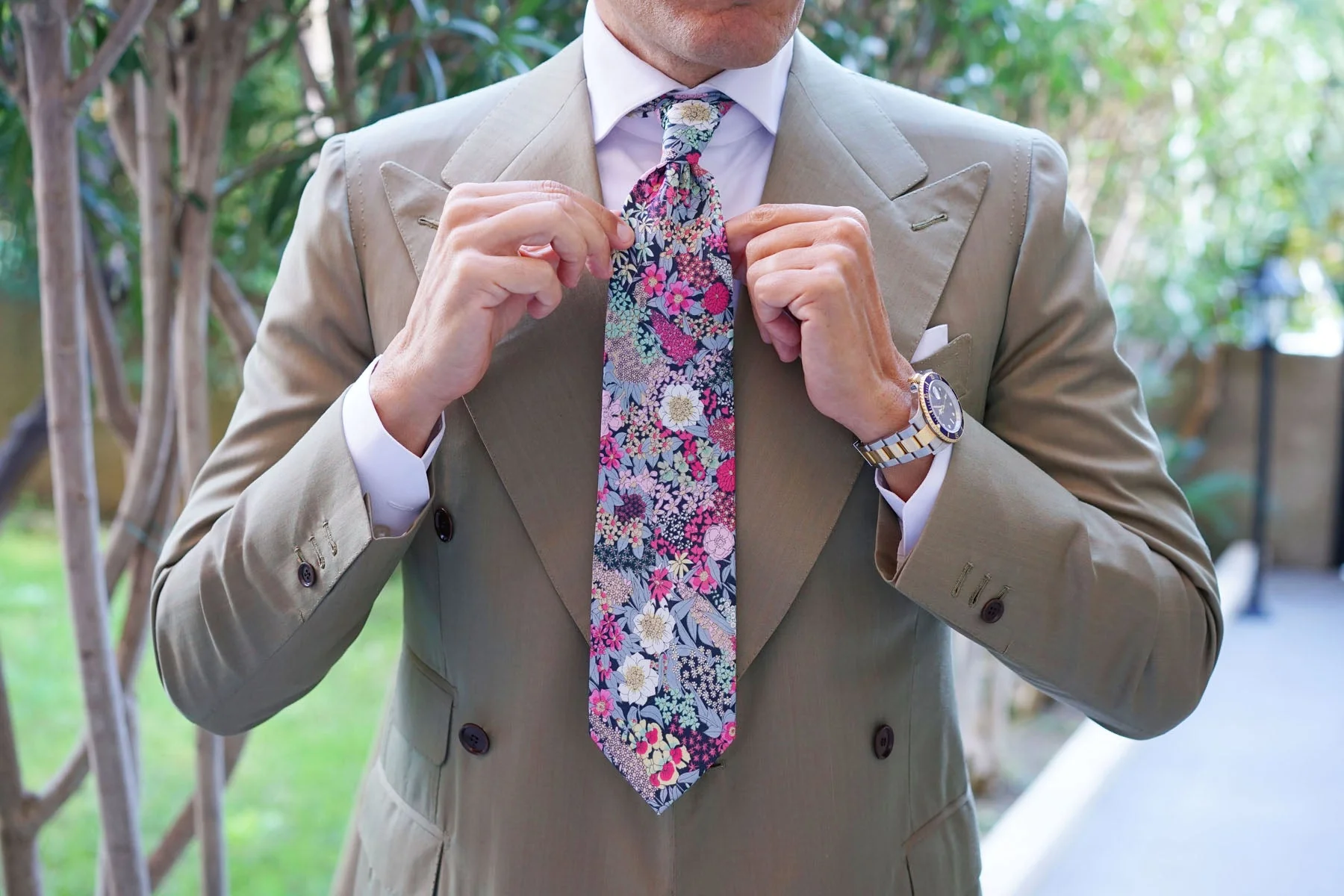 Africacian Kirstenbosch Flower Necktie - Image 11