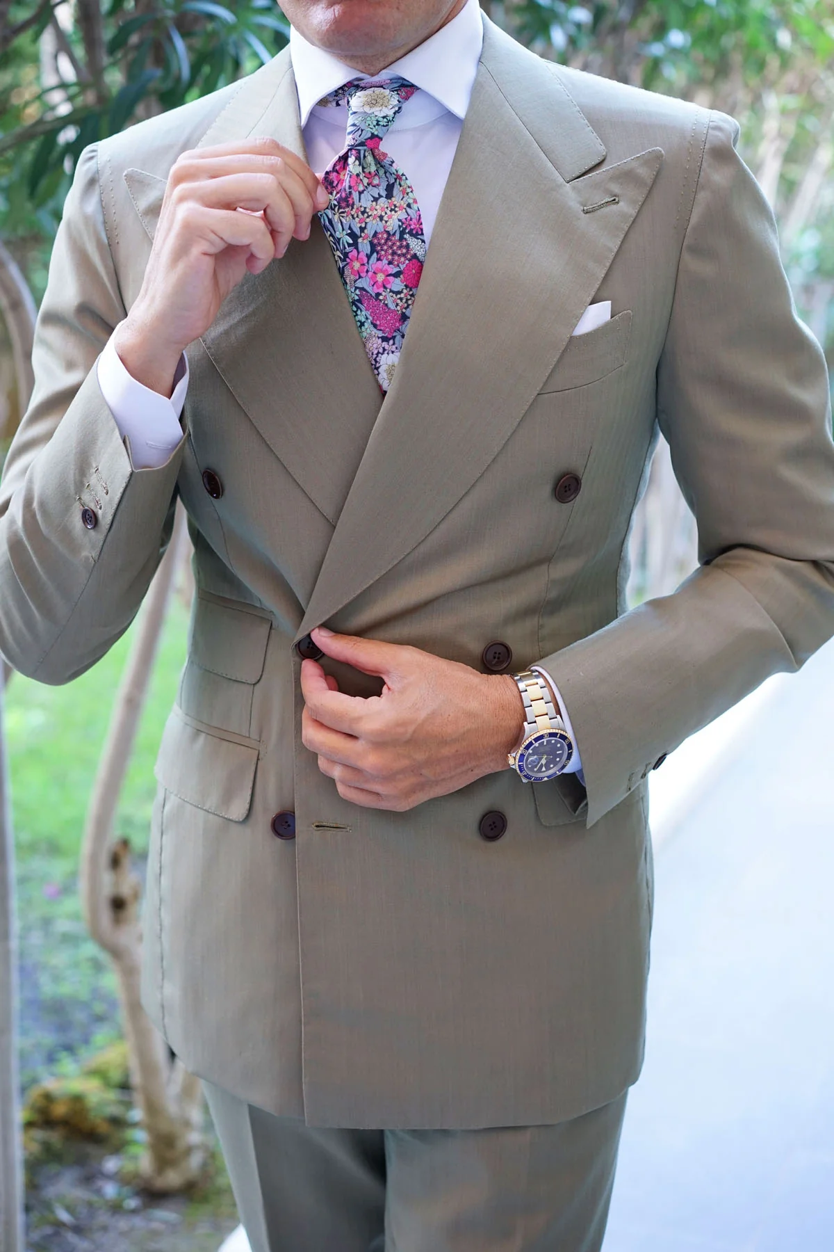 Africacian Kirstenbosch Flower Necktie - Image 12