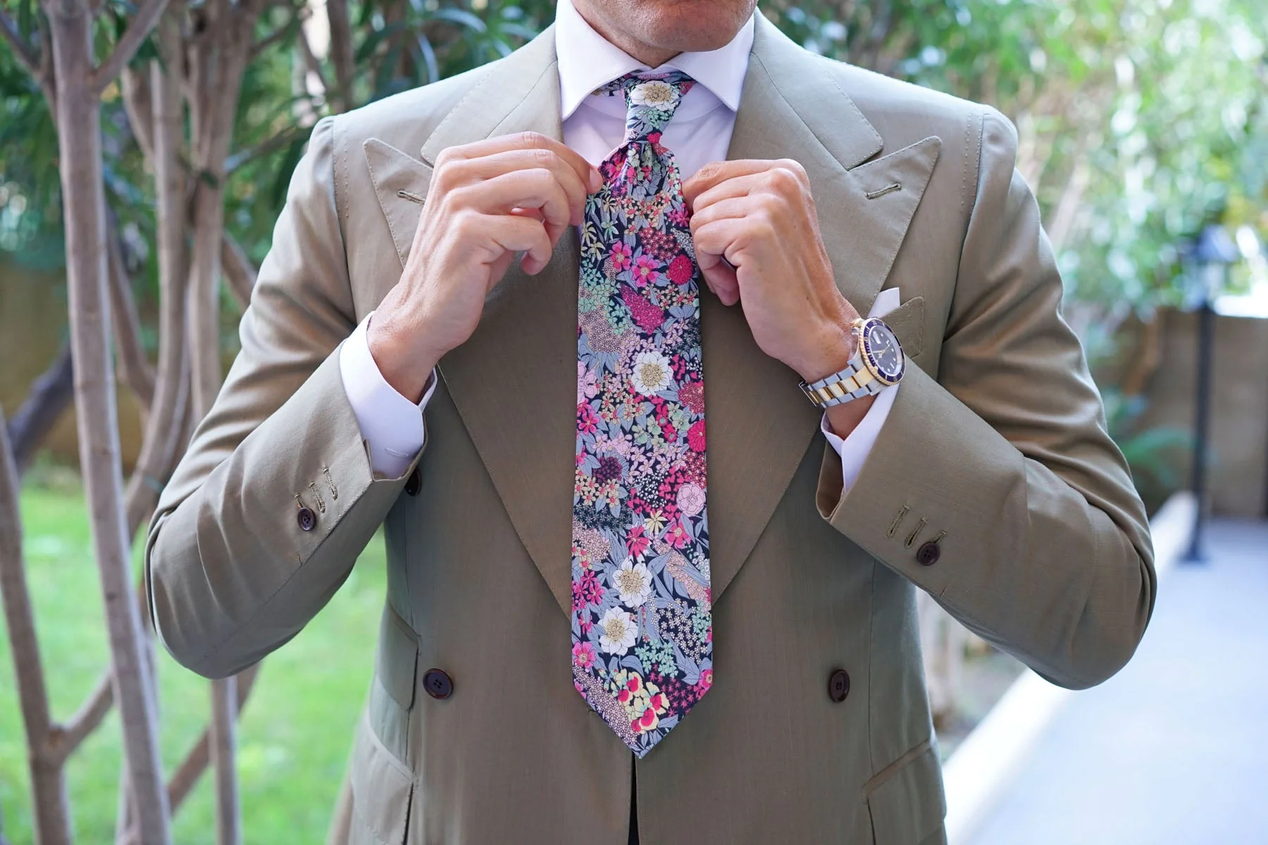 Africacian Kirstenbosch Flower Necktie - Image 4