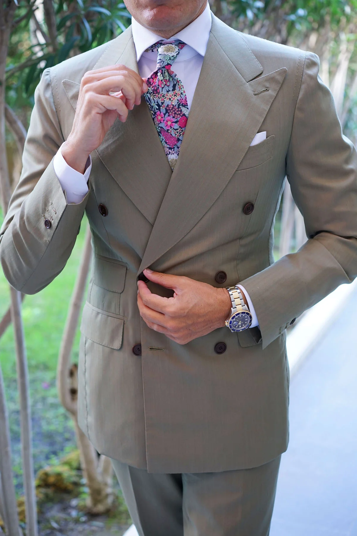 Africacian Kirstenbosch Flower Necktie - Image 5