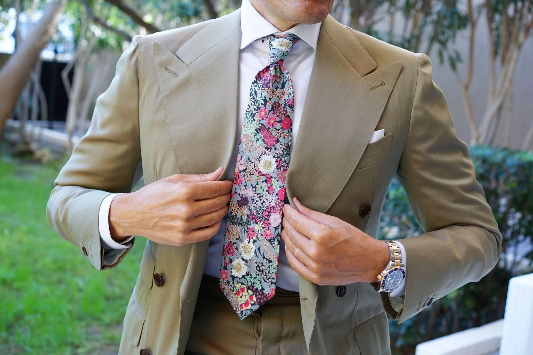 Africacian Kirstenbosch Flower Necktie - Image 6
