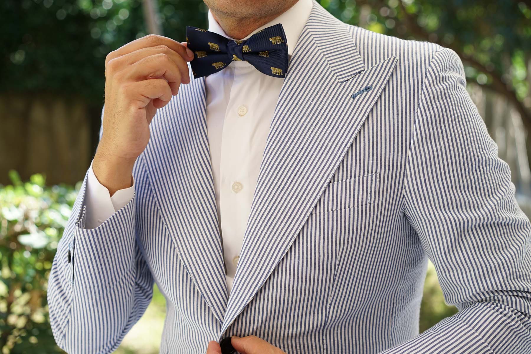 African Cheetah Bow Tie - Image 3
