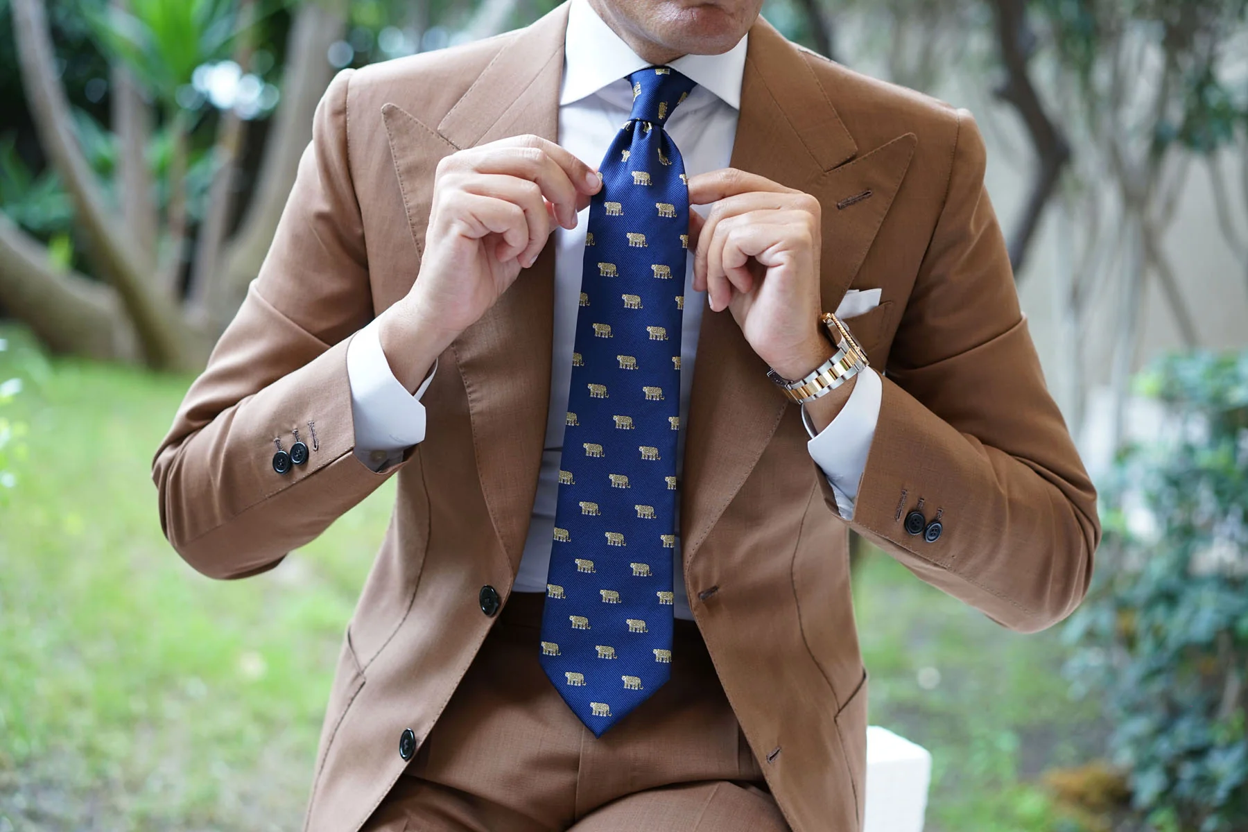 African Cheetah Necktie - Image 8