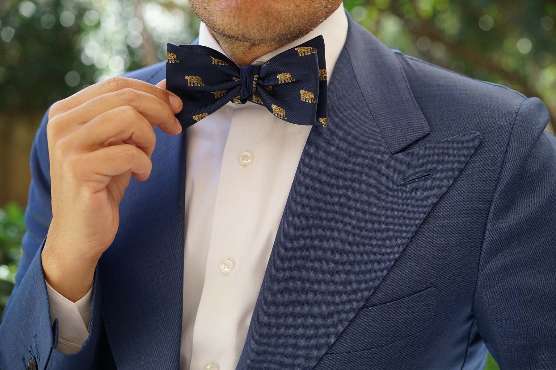 African Cheetah Self Bow Tie - Image 7
