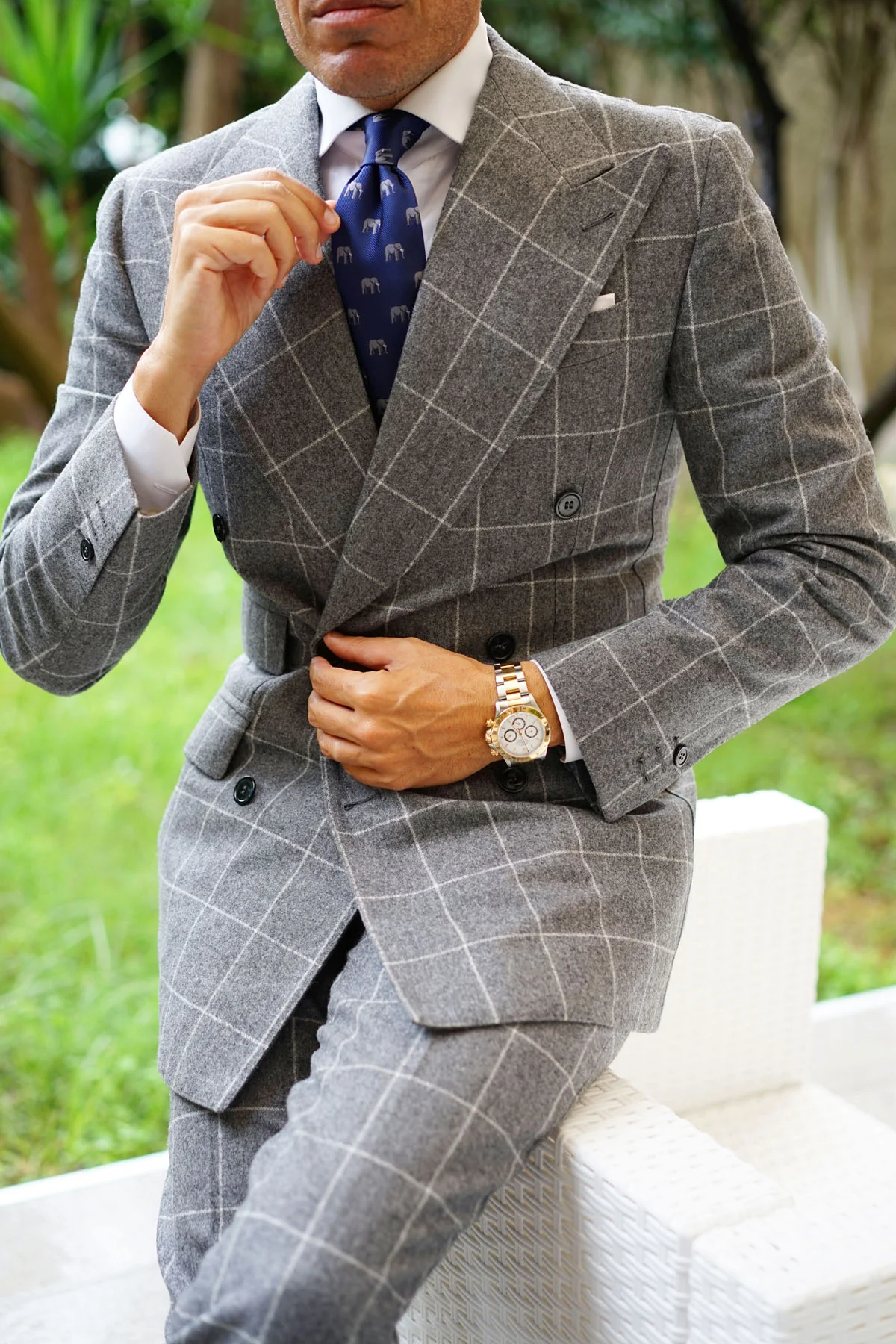 African Forest Elephant Tie - Image 5