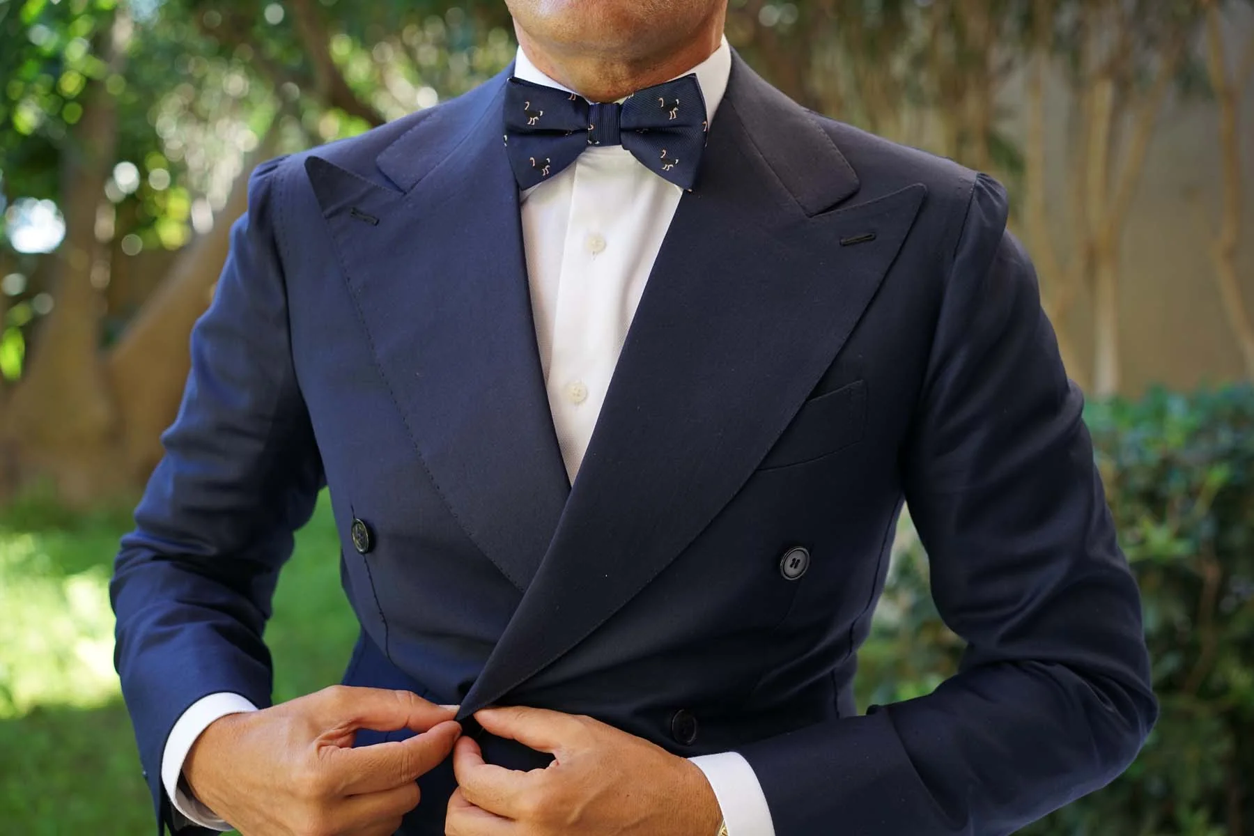 African Ostrich Bow Tie - Image 7