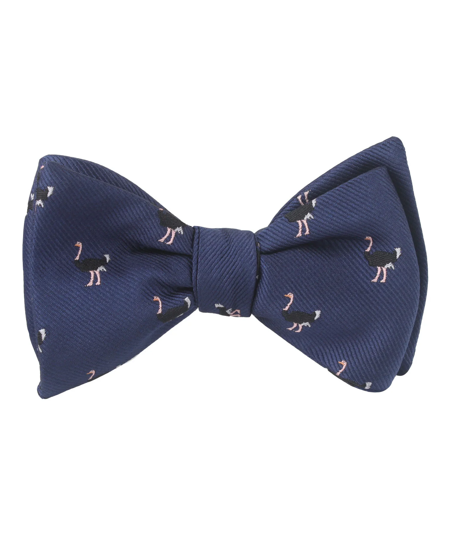 African Ostrich Self Bow Tie - Image 2
