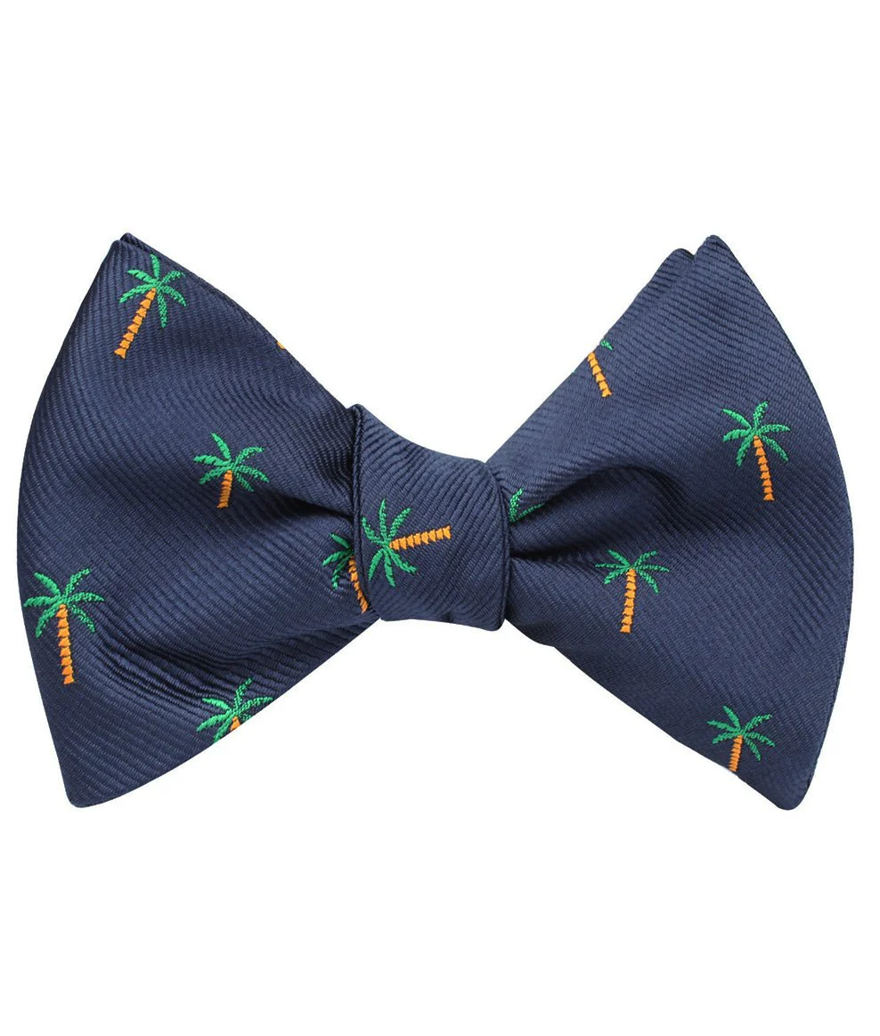 Aitutaki Palm Tree Self Bow Tie - Image 2