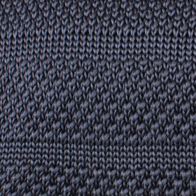 Alaskan Grey Knitted Tie - Image 2