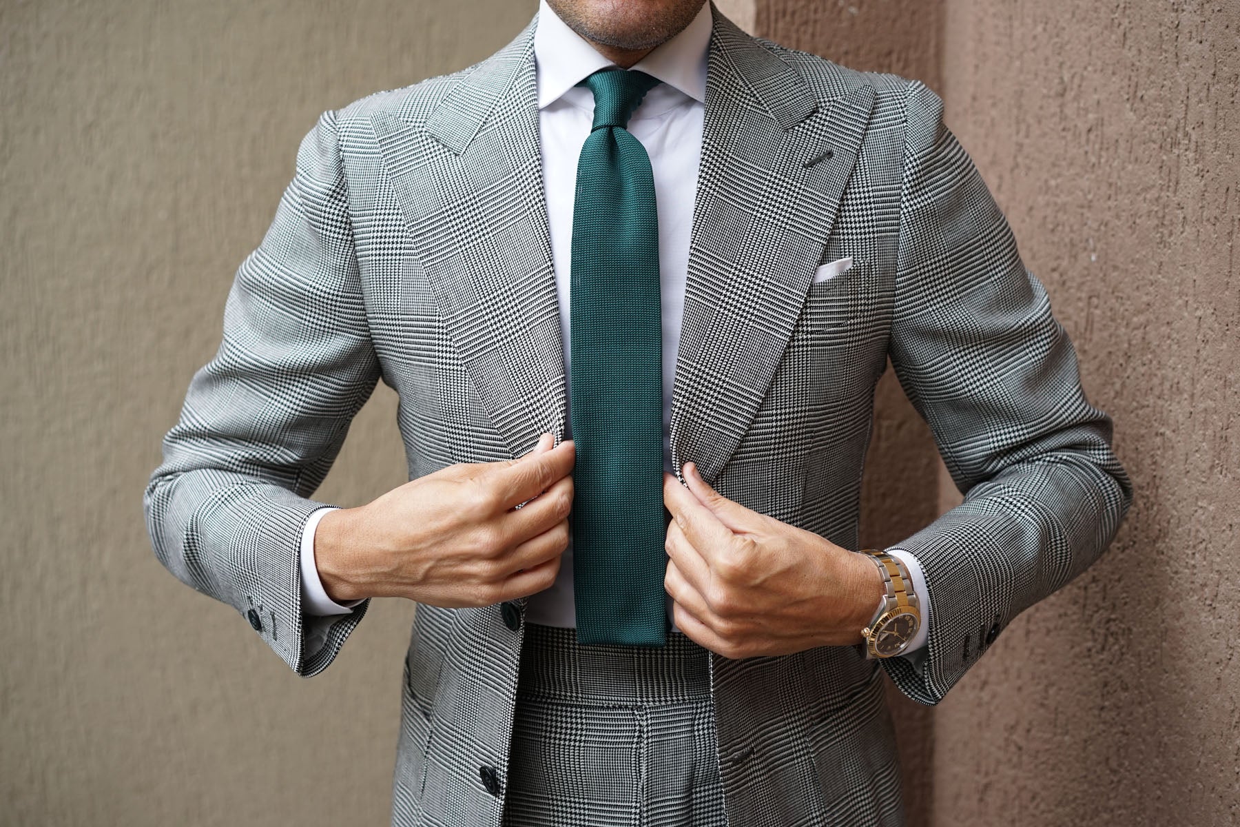 Amadeus Green Knitted Tie - Image 10