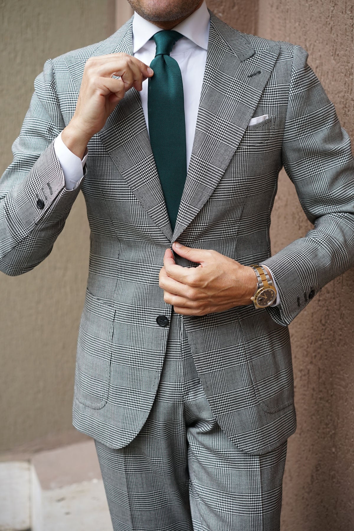 Amadeus Green Knitted Tie - Image 11