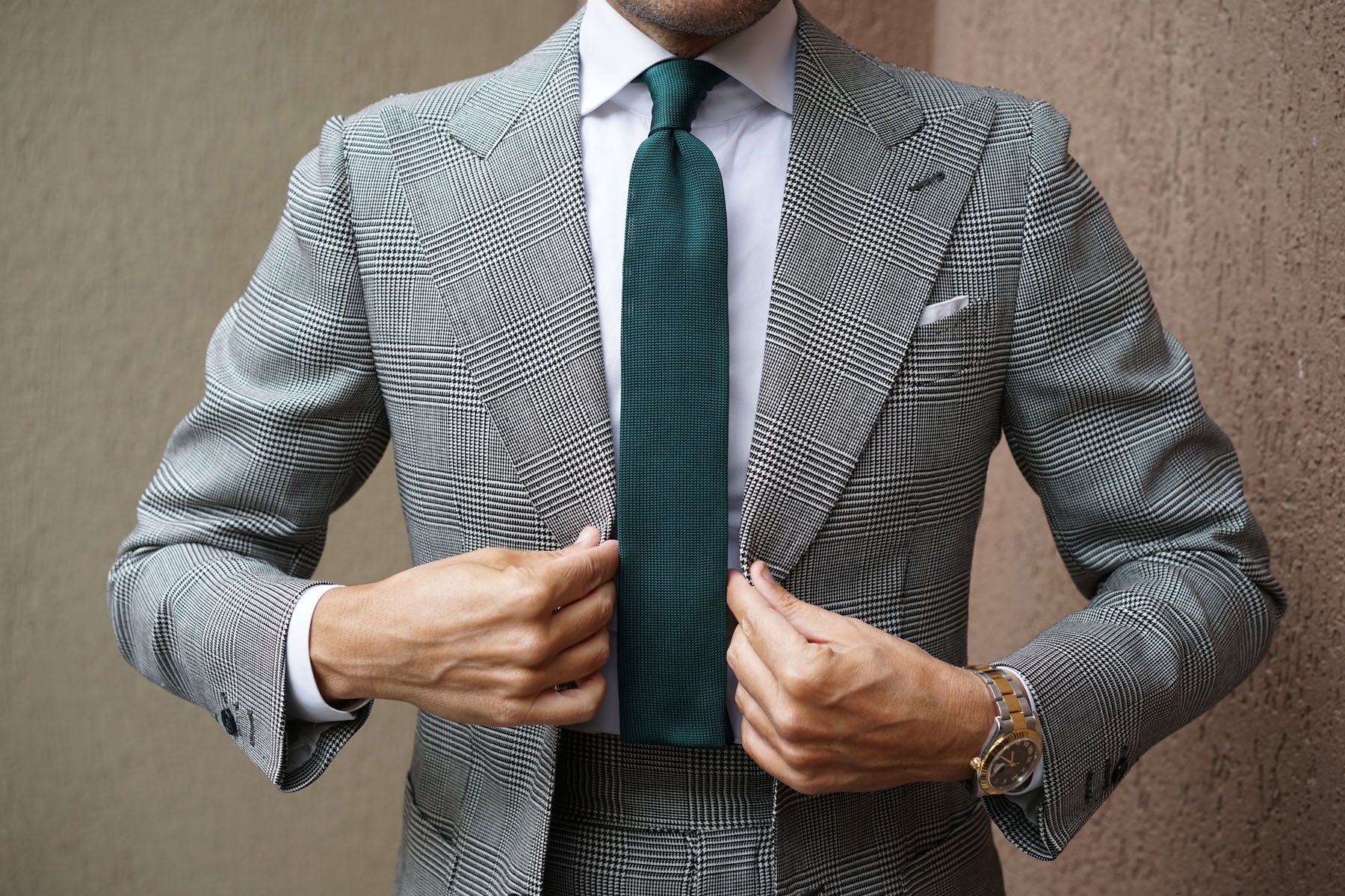 Amadeus Green Knitted Tie - Image 8