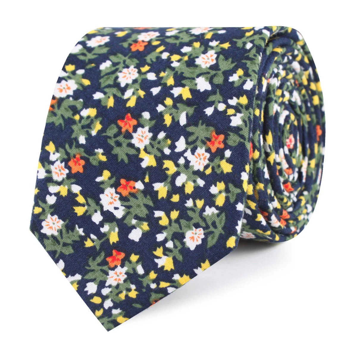 Anemone Floral Skinny Tie - Image 2