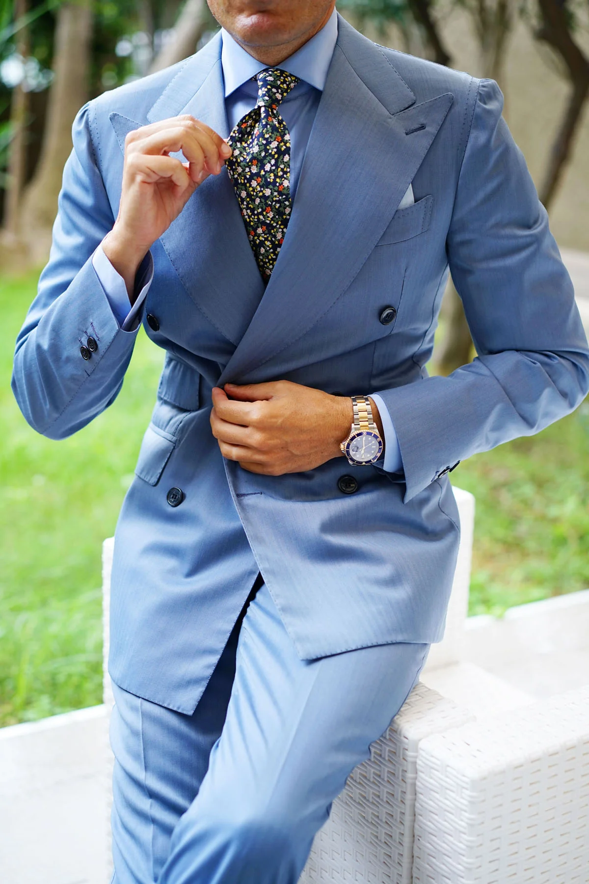 Anemone Floral Tie - Image 5