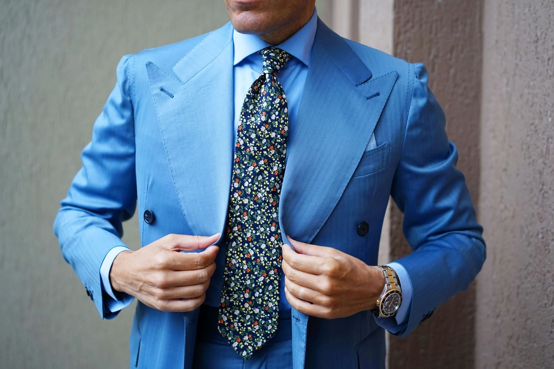 Anemone Floral Tie - Image 8