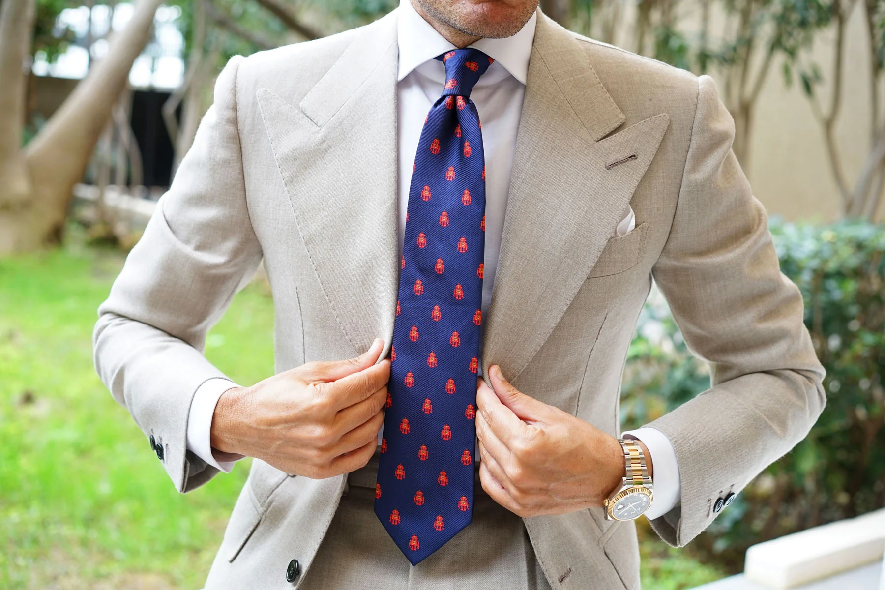 Angry Robot Necktie - Image 4