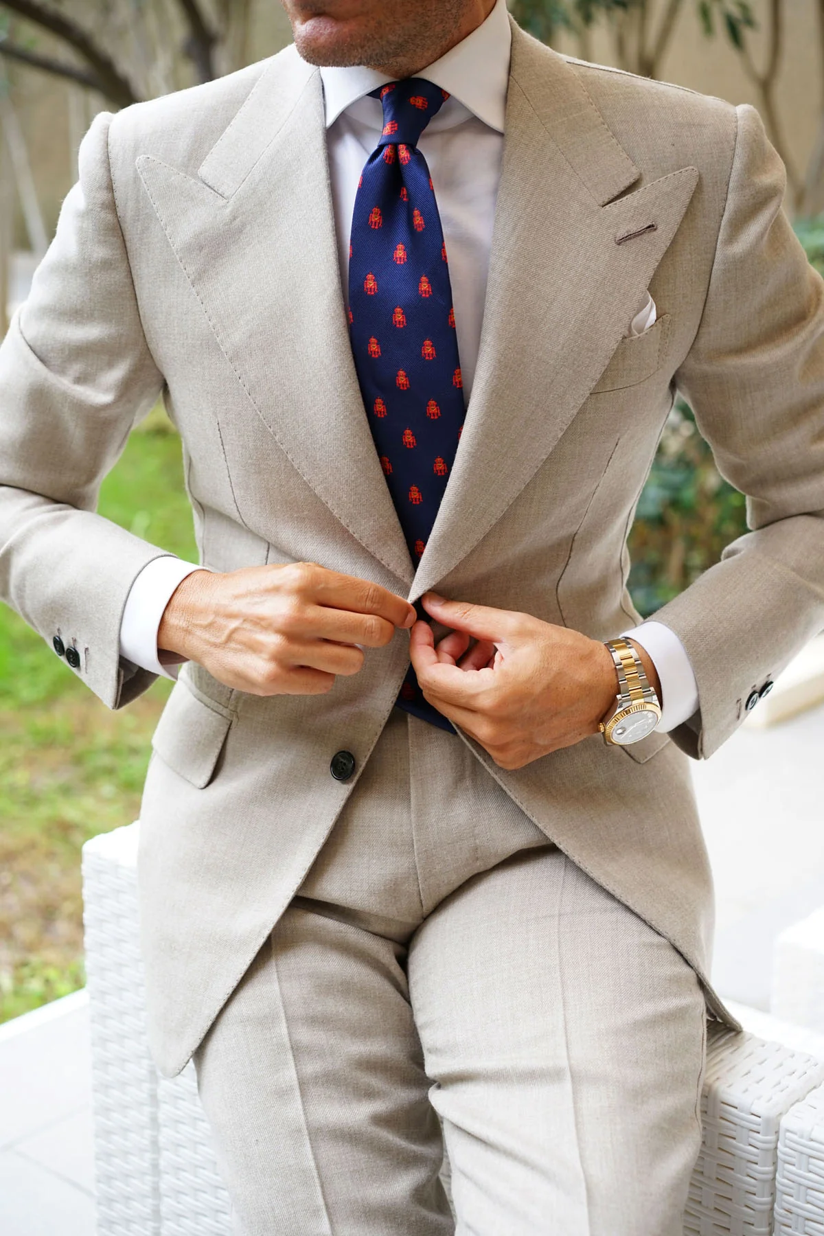 Angry Robot Necktie - Image 5