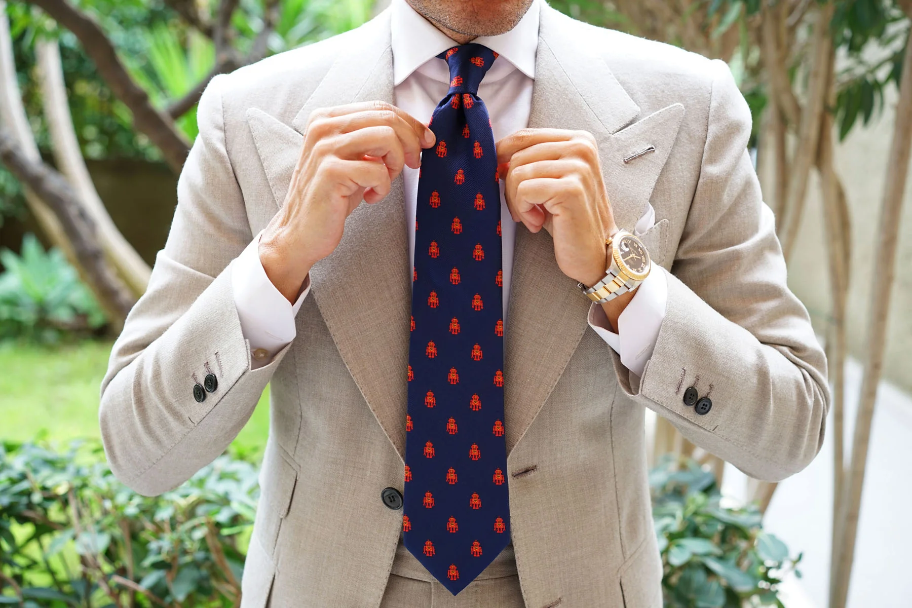 Angry Robot Necktie - Image 6