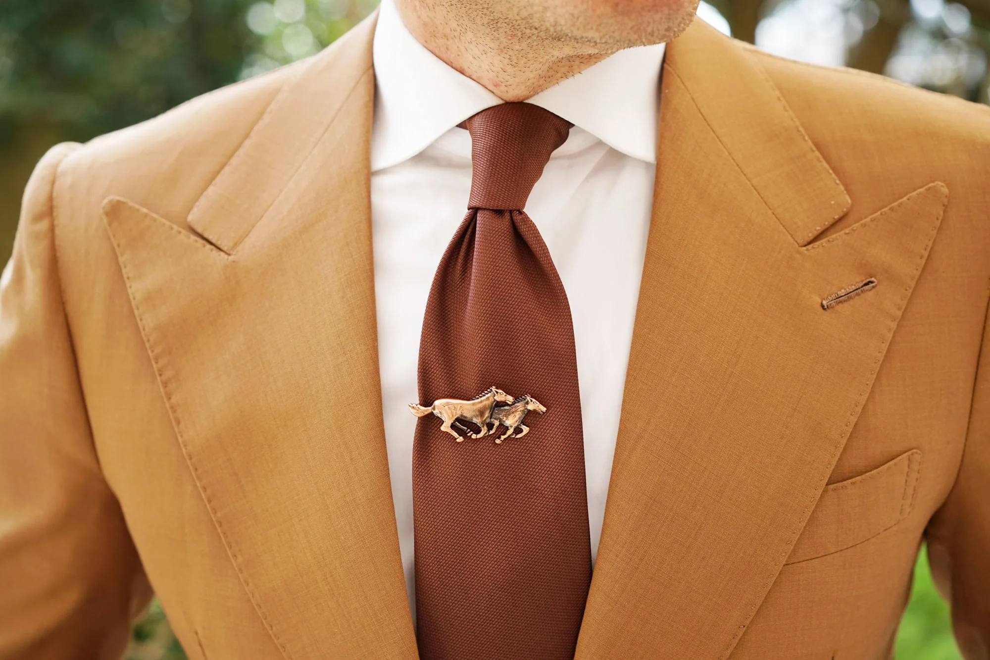 Antique Copper Brumbies Racehorse Tie Bar - Image 8