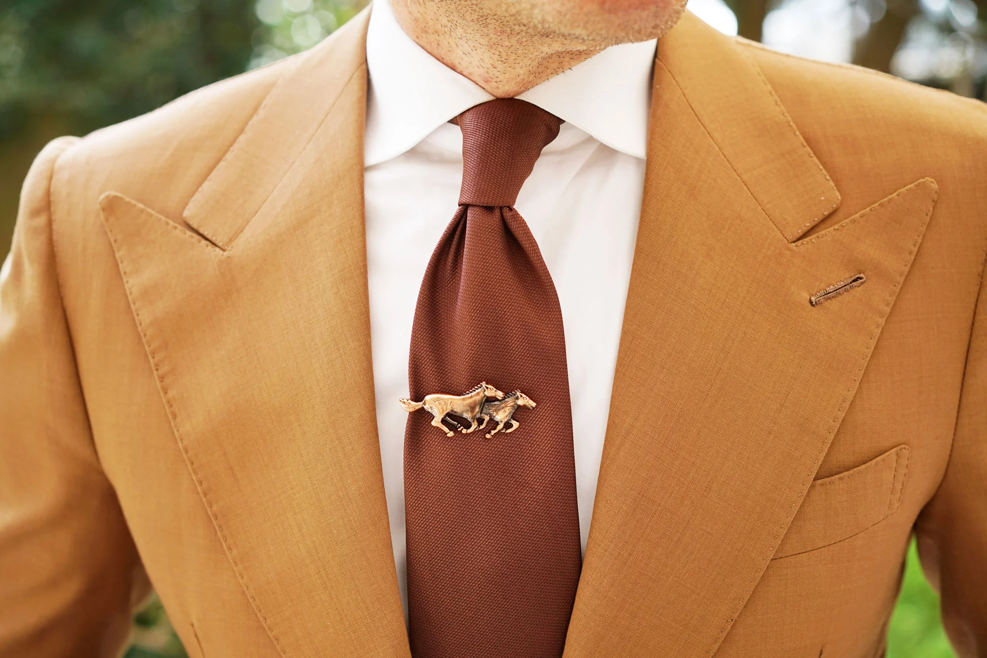 Antique Copper Brumbies Racehorse Tie Bar - Image 9