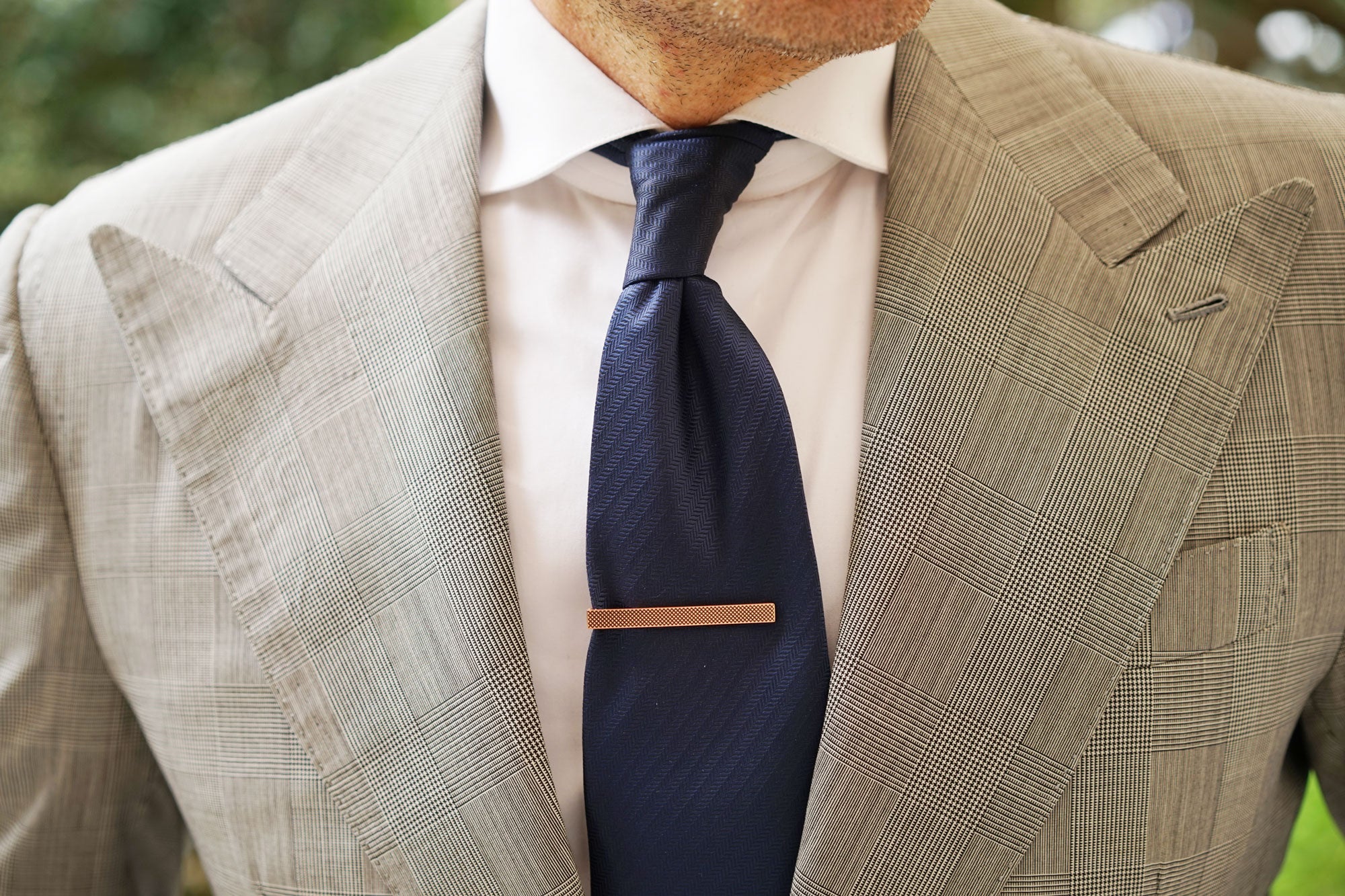 Antique Copper Stippled Tie Bar - Image 7