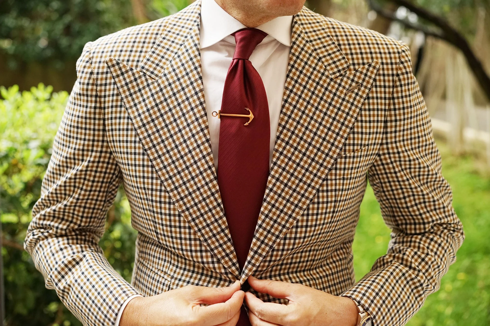 Antique Red Anchor Tie Bar - Image 7