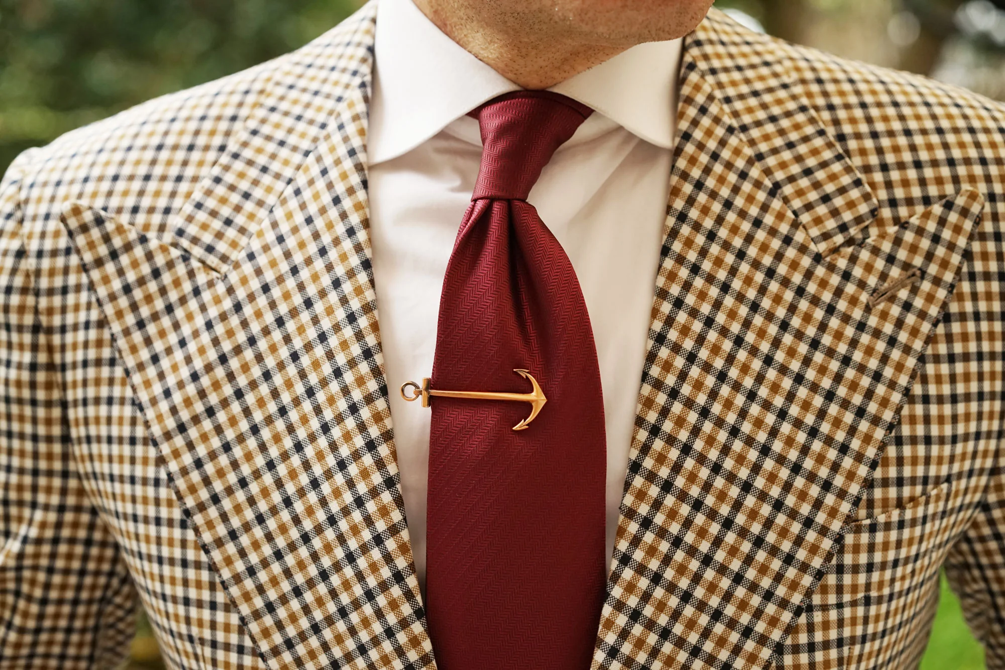 Antique Red Anchor Tie Bar - Image 8