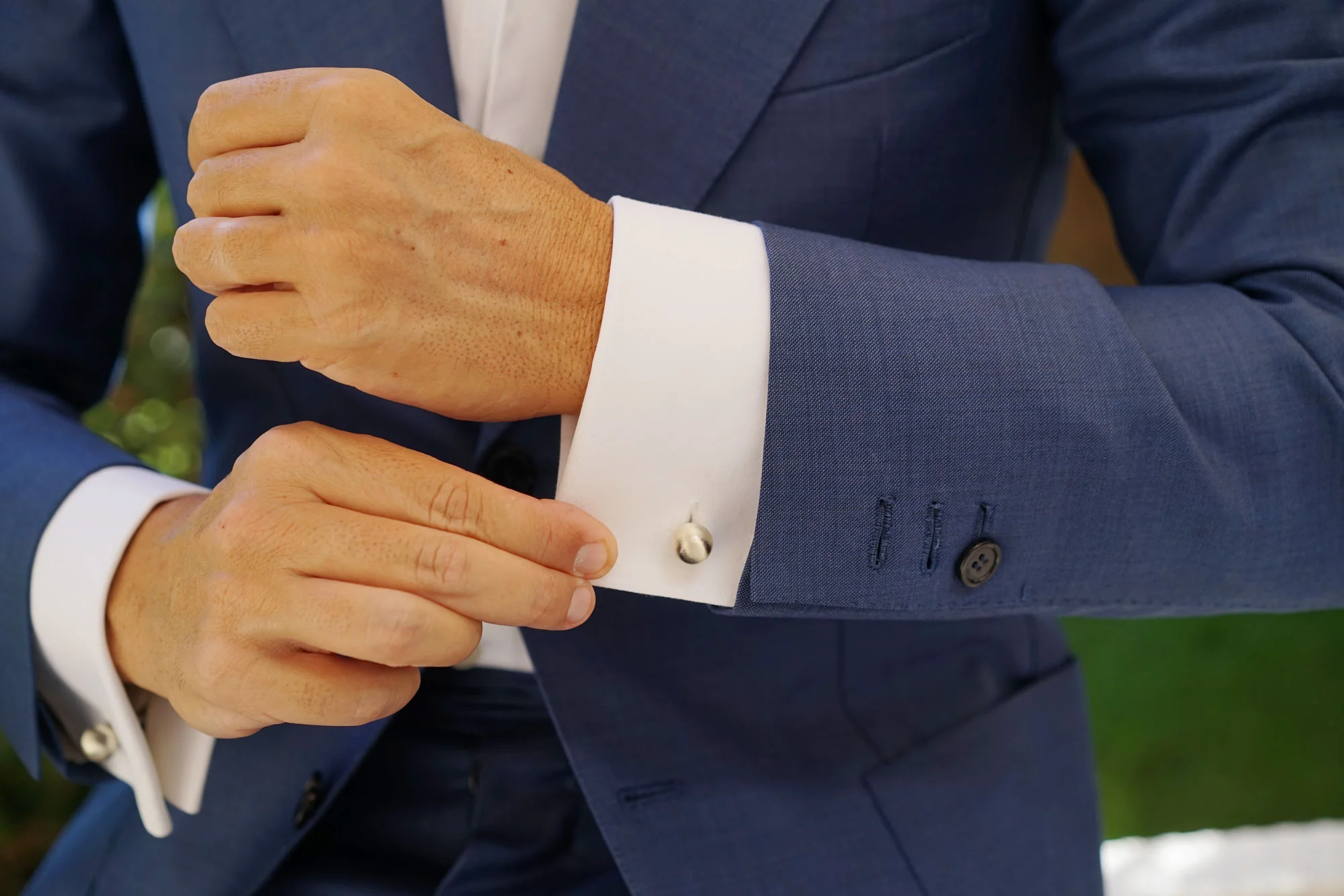 Arcene Antique Silver Cufflinks - Image 7