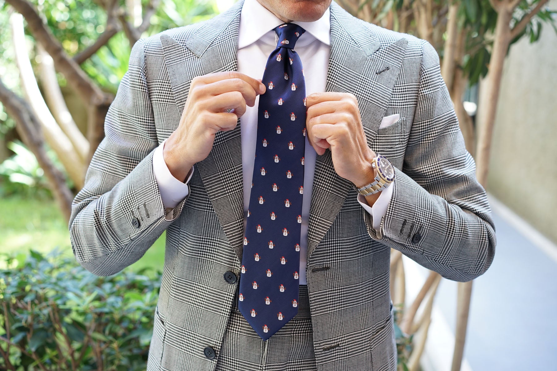 Argentinian Christmas Snowman Necktie - Image 6