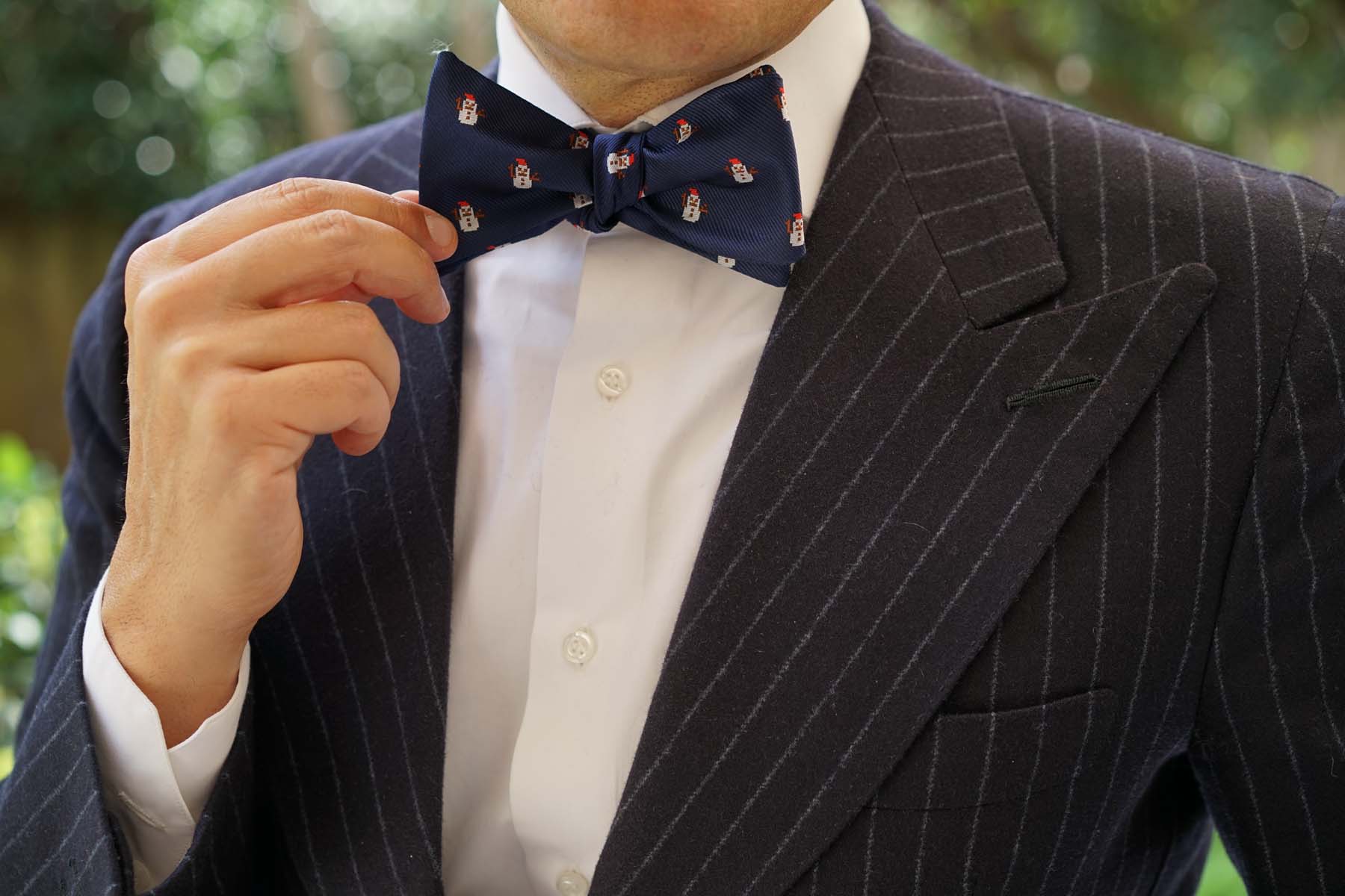 Argentinian Christmas Snowman Self Bow Tie - Image 7