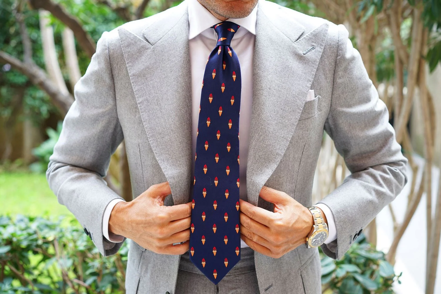 Artemy Ice Cream Necktie - Image 4
