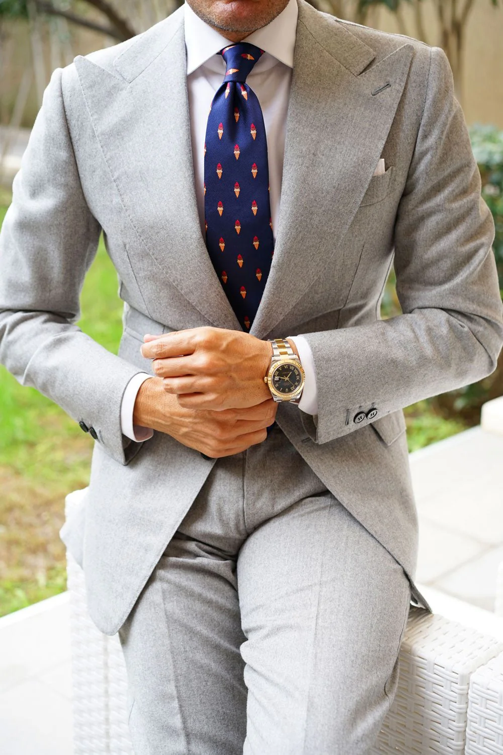 Artemy Ice Cream Necktie - Image 6