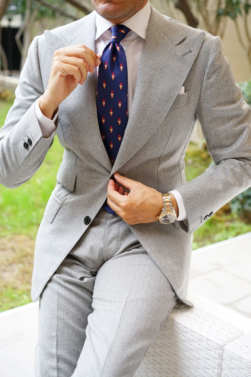 Artemy Ice Cream Necktie - Image 8