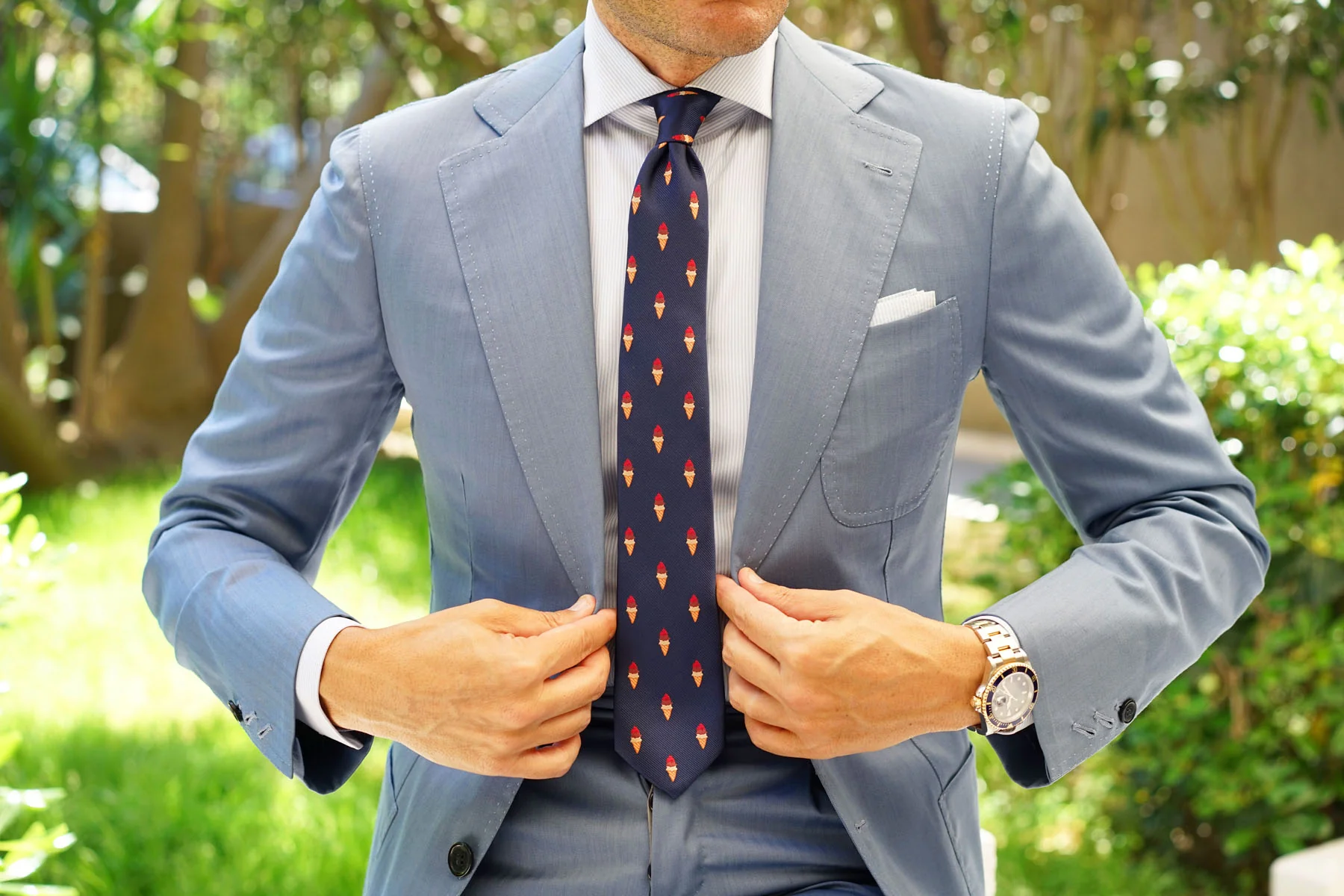 Artemy Ice Cream Skinny Tie - Image 4