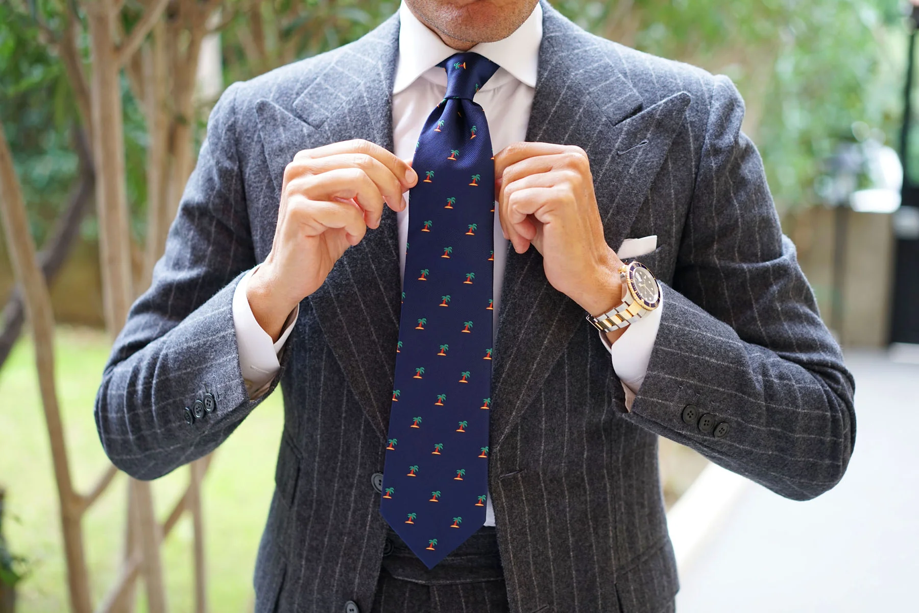 Aruba Palm Tree Necktie - Image 4