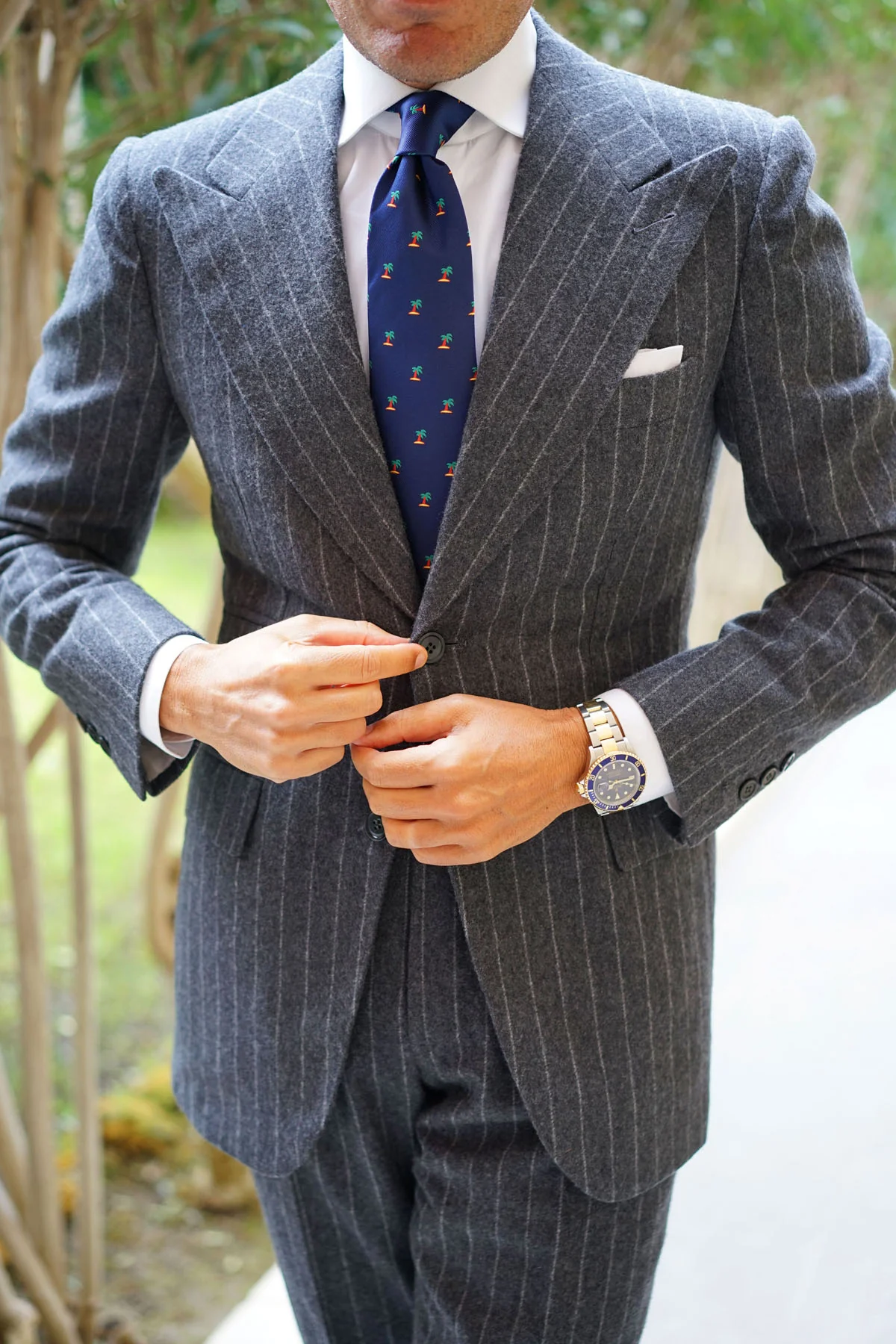 Aruba Palm Tree Necktie - Image 7
