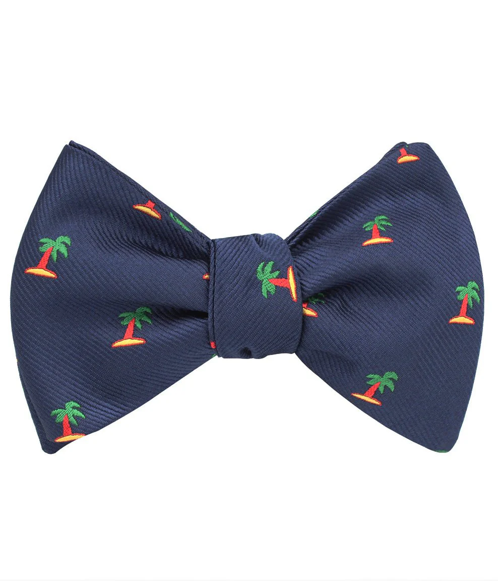 Aruba Palm Tree Self Bow Tie - Image 2