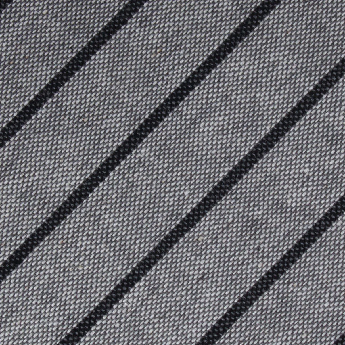 Ash Gray Pinstripe Skinny Tie - Image 3