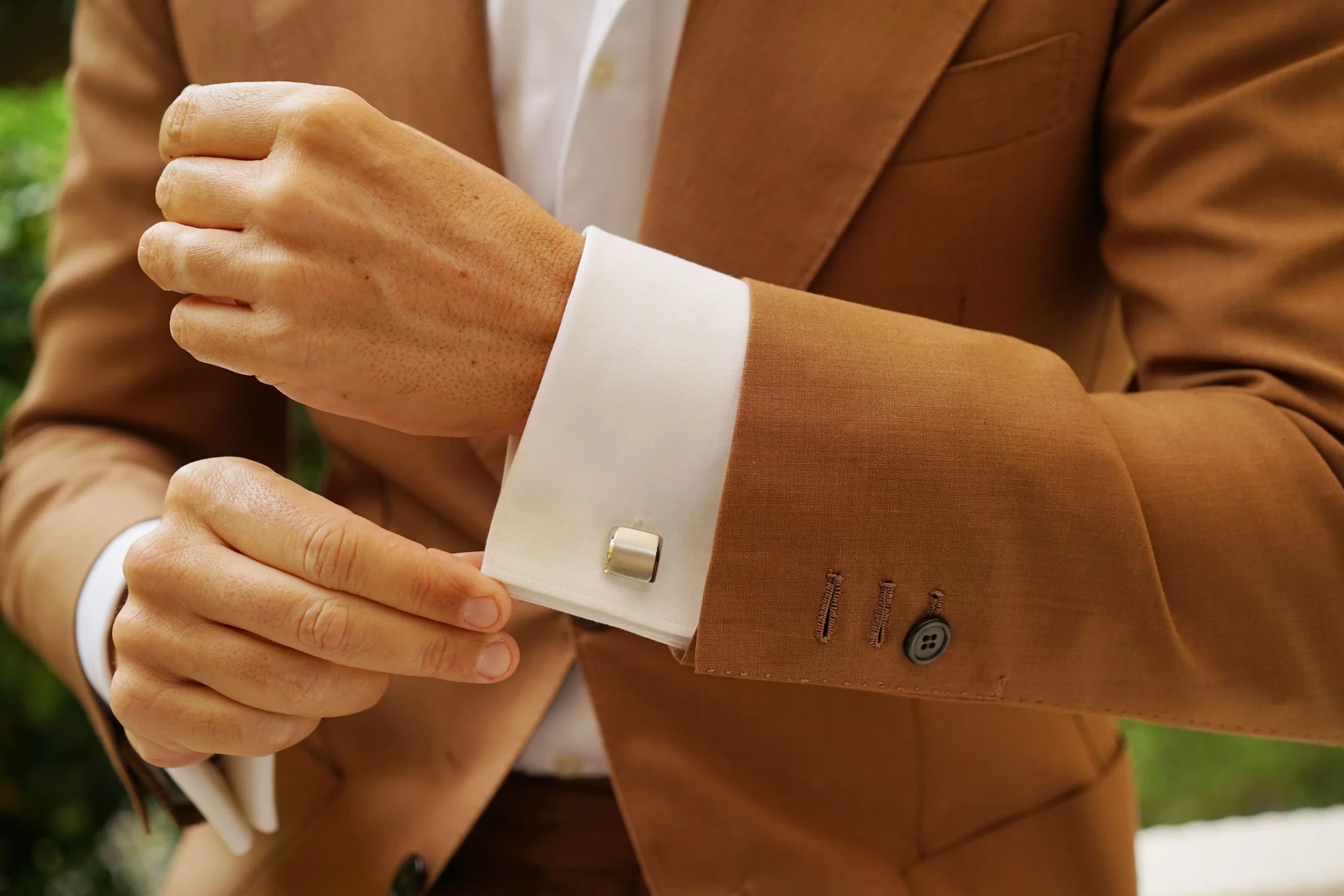 Attenborough Silver Cufflinks - Image 7