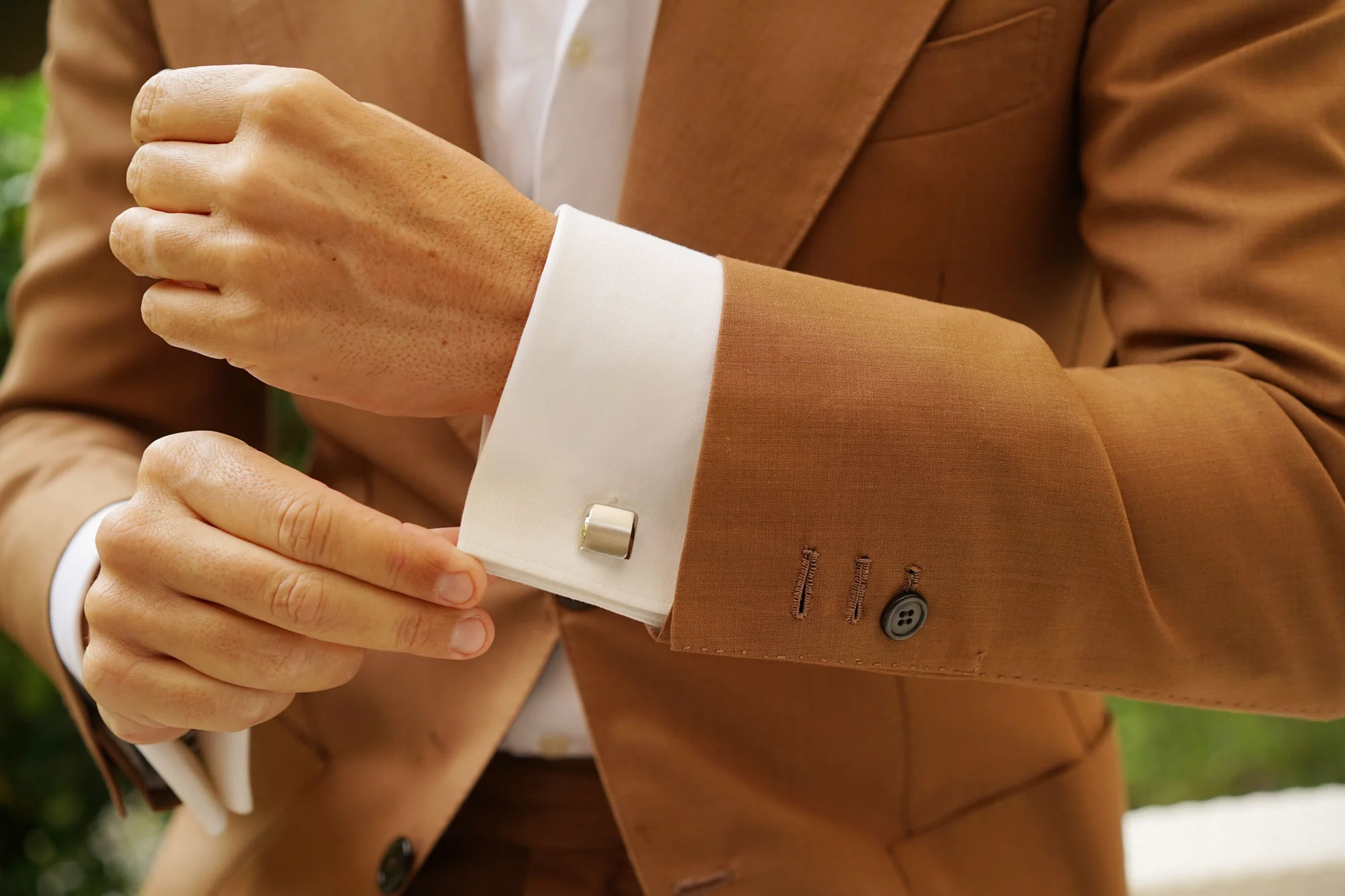Attenborough Silver Cufflinks - Image 8