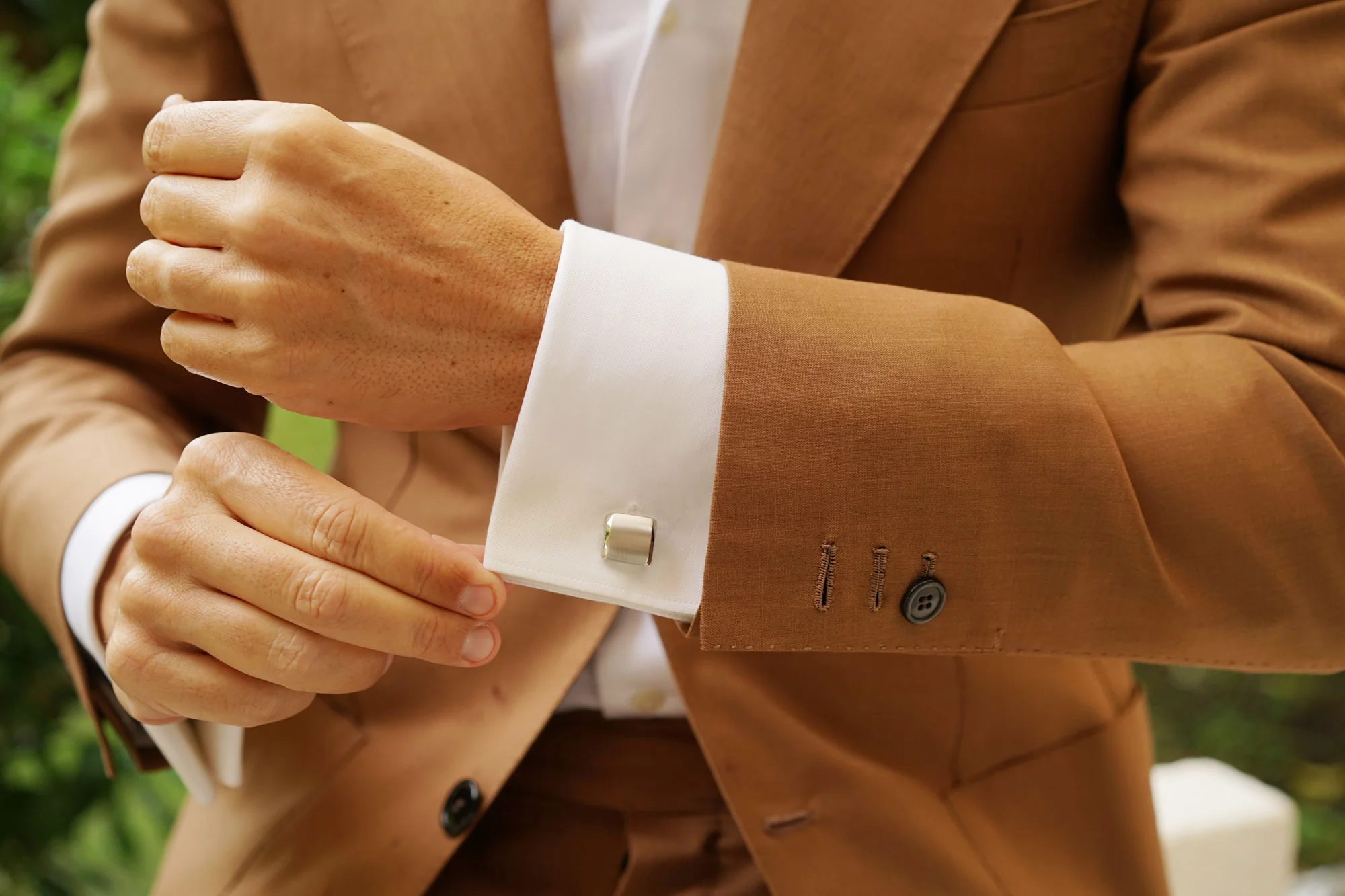 Attenborough Silver Cufflinks - Image 9
