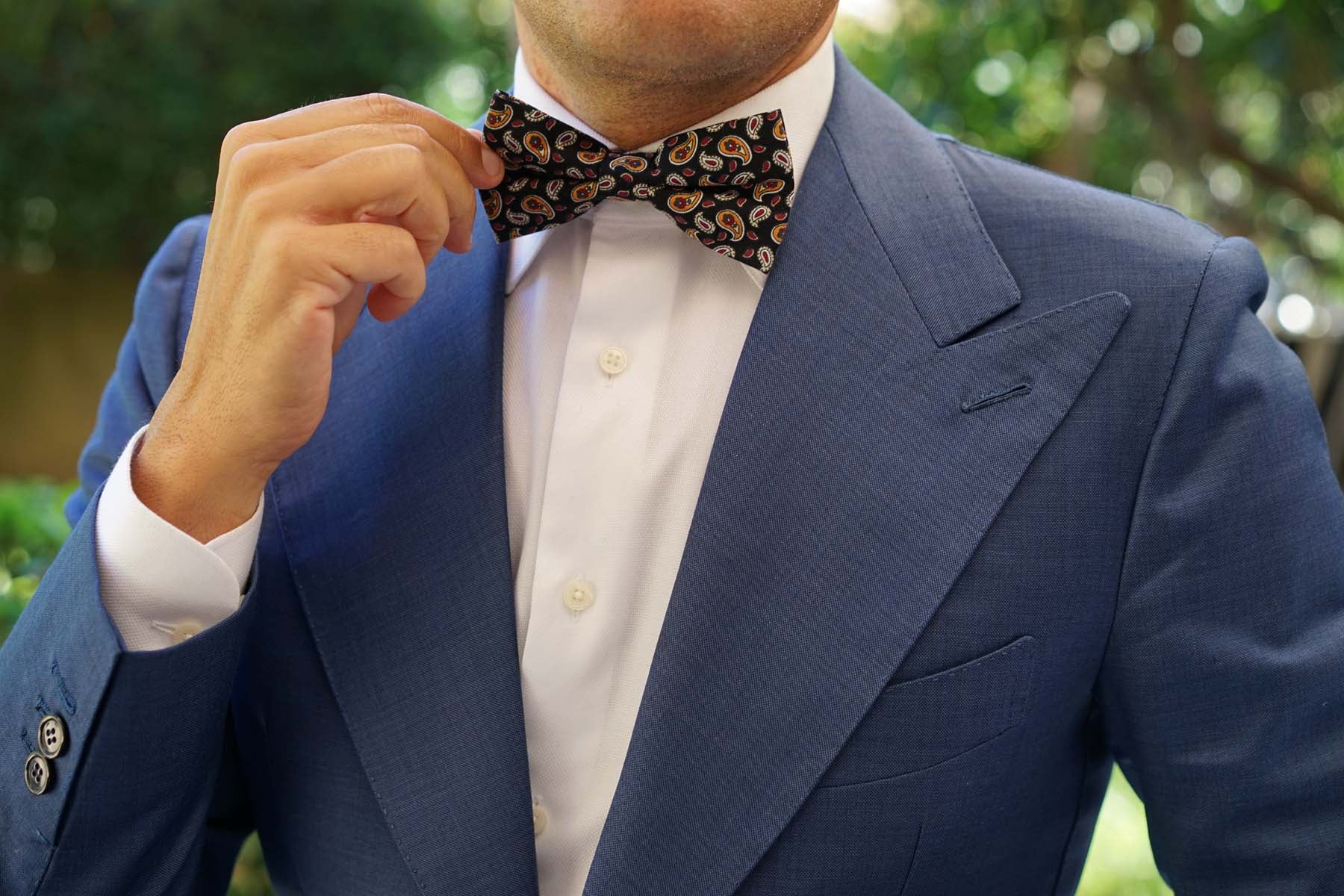 Azerbaijan Paisley Bow Tie - Image 5