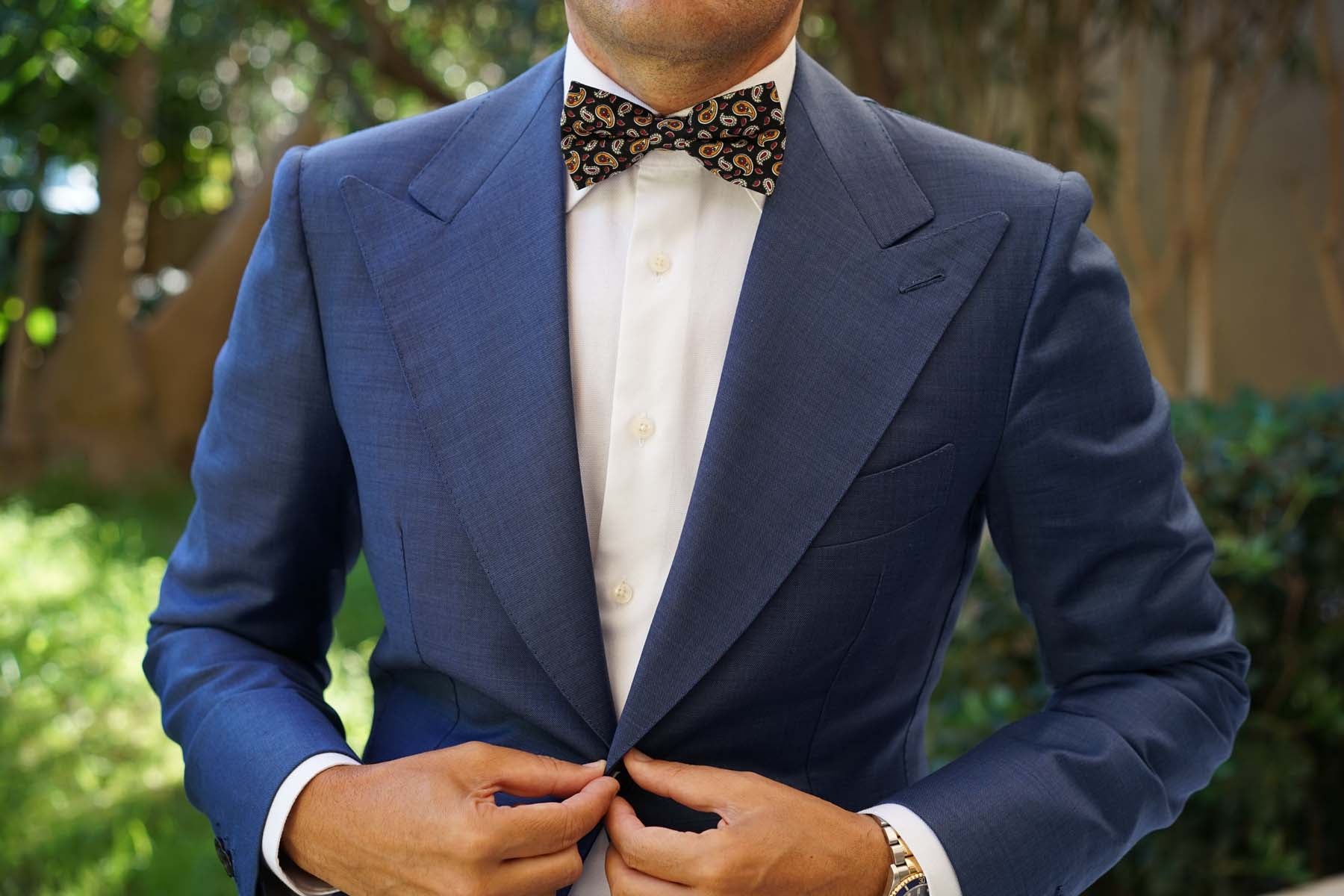 Azerbaijan Paisley Bow Tie - Image 6