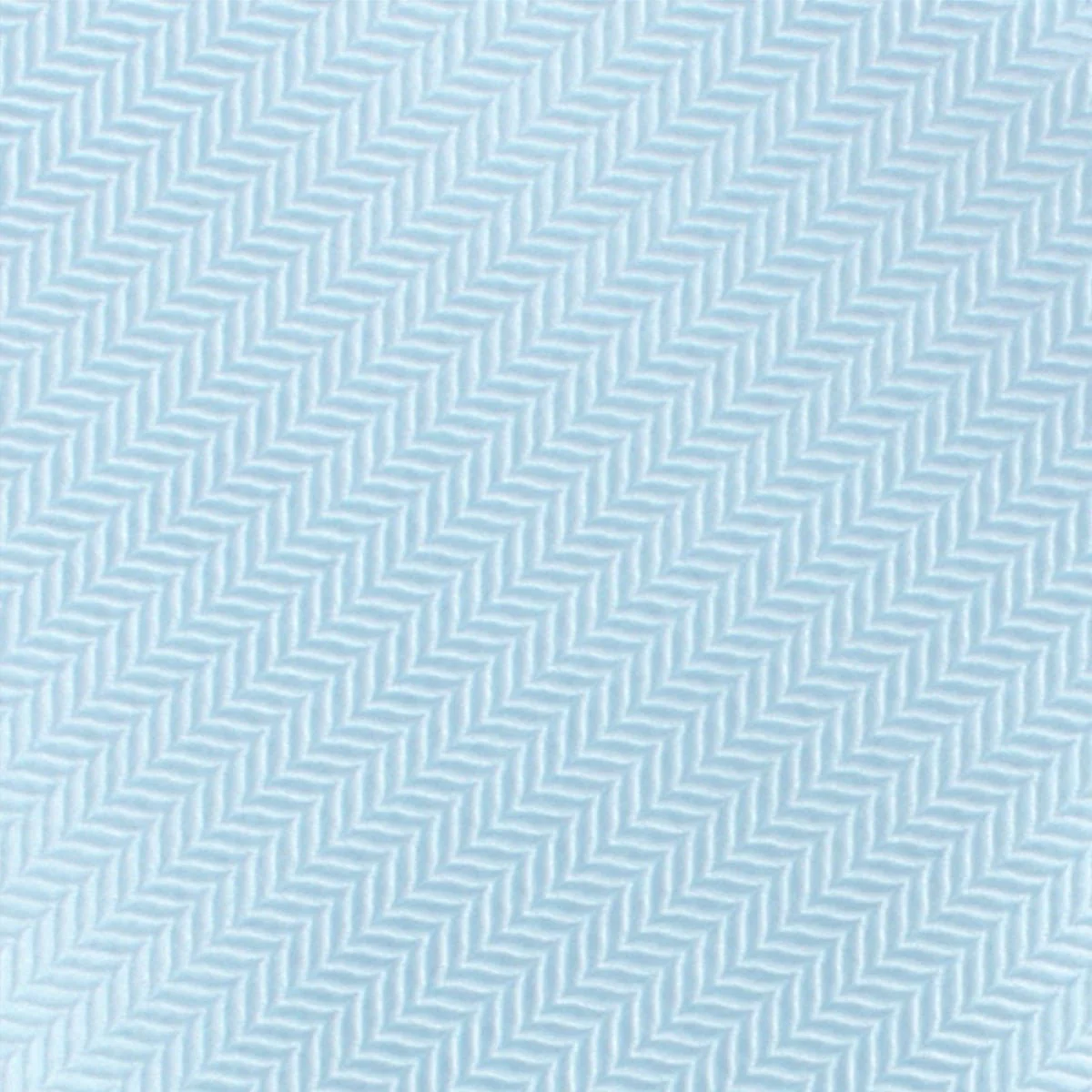 Baby Blue Herringbone Chevron Self Bow Tie - Image 3