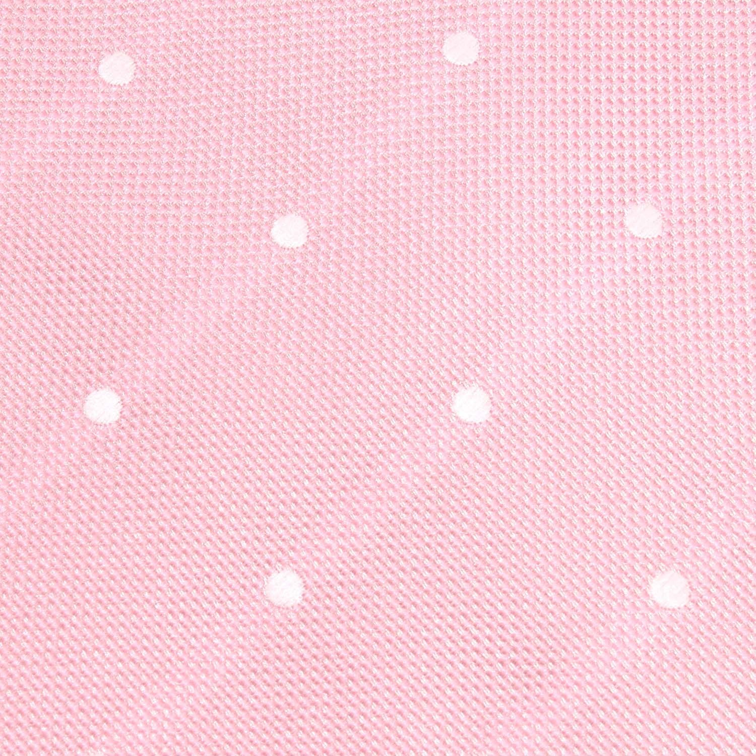Baby Pink with White Polka Dots Bow Tie - Image 2
