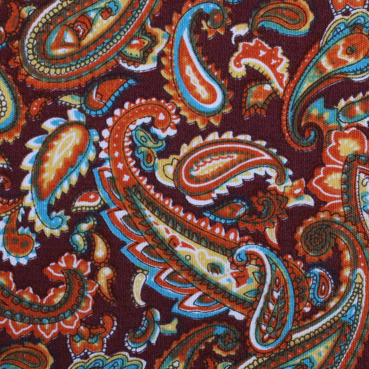 Baku Paisley Orange Tie - Image 3