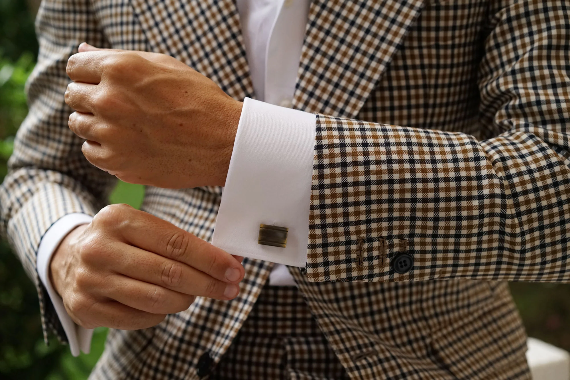Bateman Antique Brass Cufflinks - Image 8