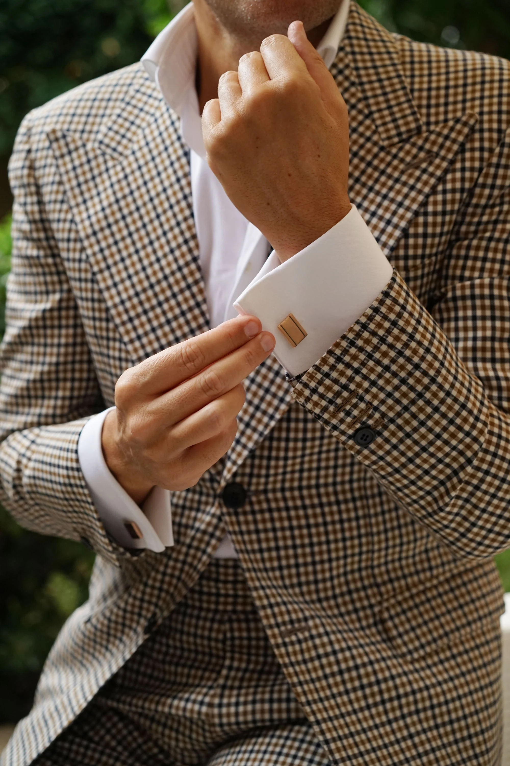 Bateman Rose Gold Cufflinks - Image 4
