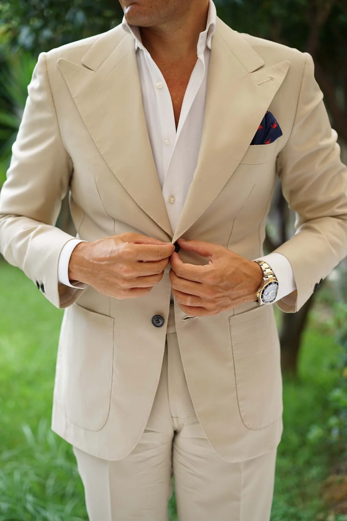 Beach Sand Crab Pocket Square - Image 6